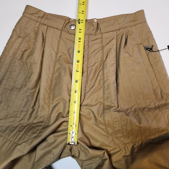Vintage Bogner 1990s Beige Tan High Waisted Ski Snow Pants Luxury Outerwear - Picture 8 of 13
